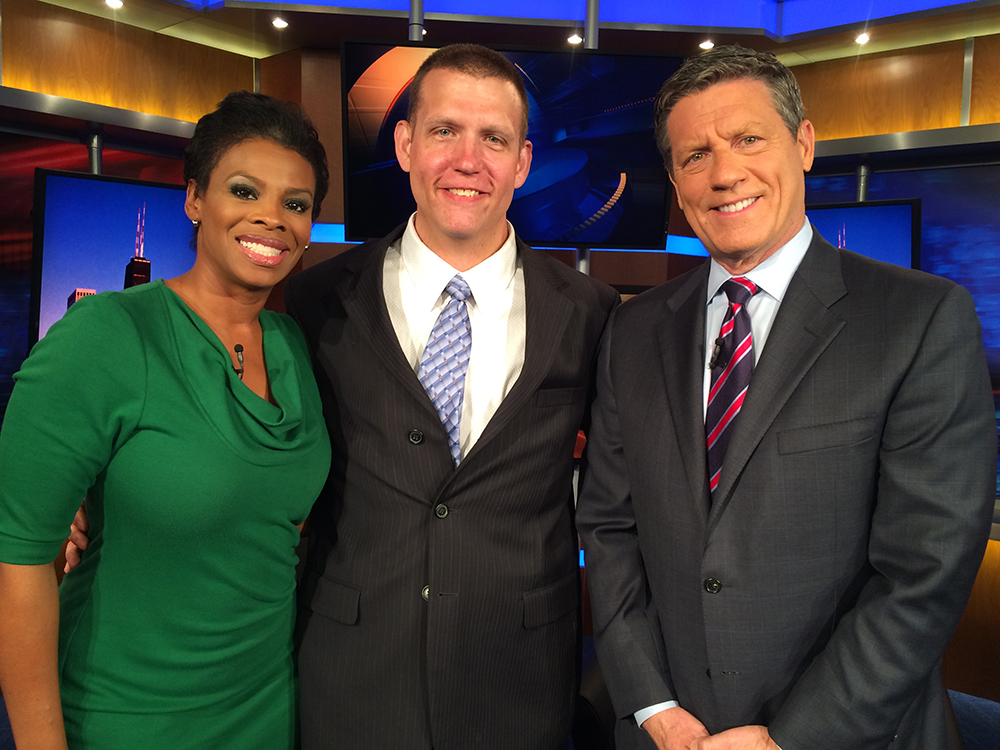 Rob Besecker with Darlene Hill and Corey McPherrin